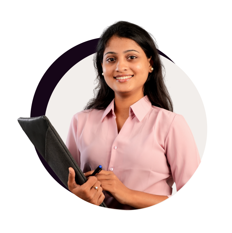 Expert with laptop